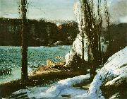 George Wesley Bellows The Palisades France oil painting artist